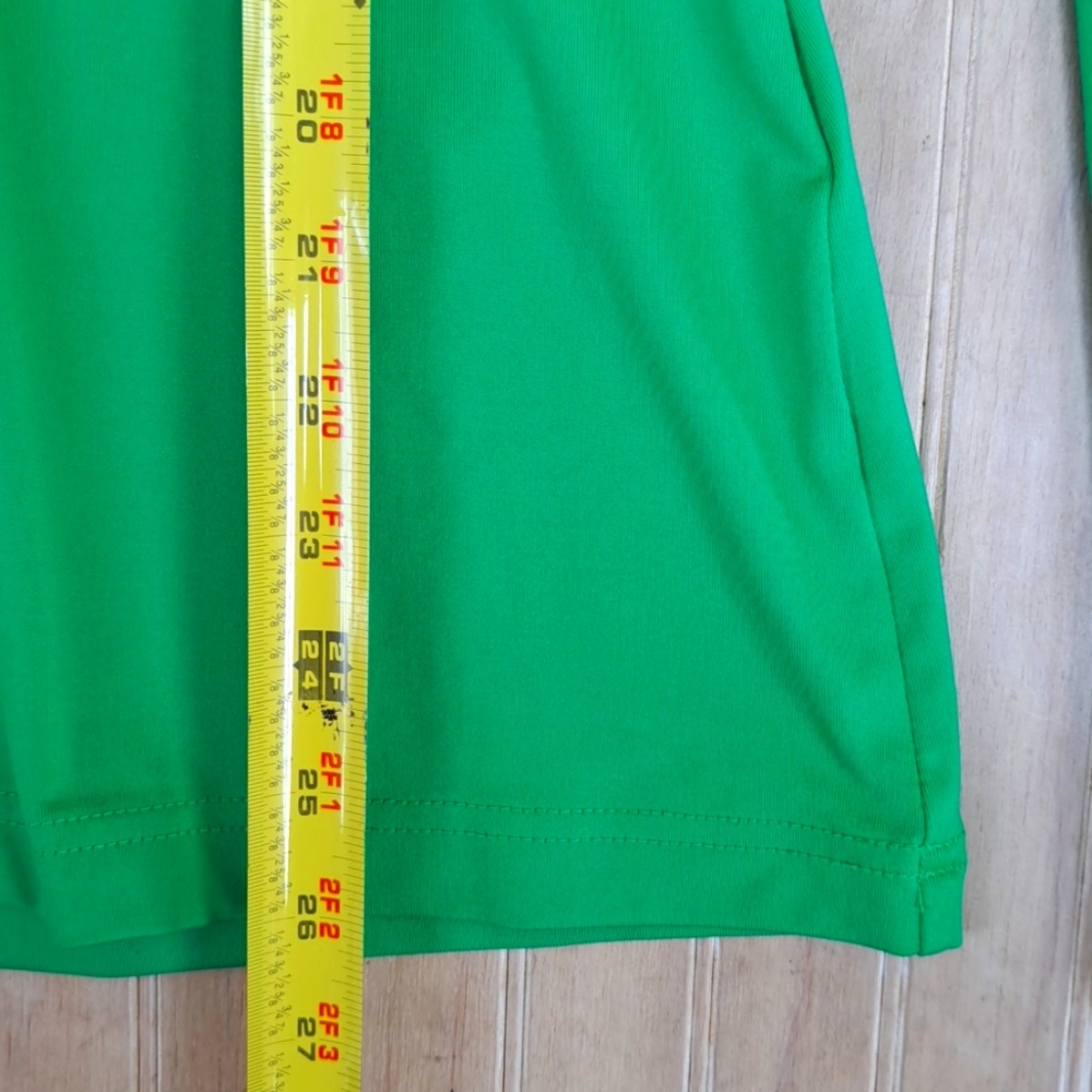 FILA Sport Green V-Neck Long Sleeve Performance Top Activewear Live In Motion - Picture 8 of 11